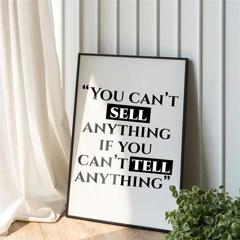 Inspirational quote highlighting the importance of clear messaging on websites
